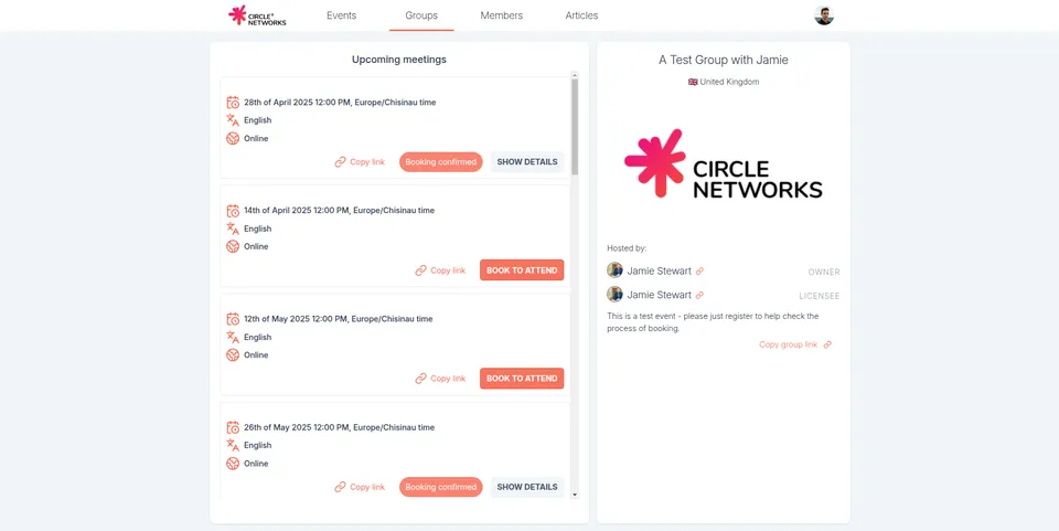 Anonymized professional networking product interface